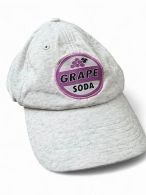 Disney Parks Pixar Up Grape Soda Baseball Cap Hat Adult Adjustable Gray